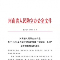 省人防辦印發(fā)關(guān)于2021年人防工程維護(hù)管理“  雙隨機(jī)一公開”監(jiān)管檢查情況的通報(bào)