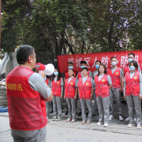 鍛造優(yōu)良作風(fēng) 鄭州市管城區(qū)人防辦開展防汛搶險(xiǎn)演練