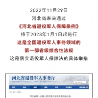 1月1日施行，全國首個！省級退役軍人保障條例來了