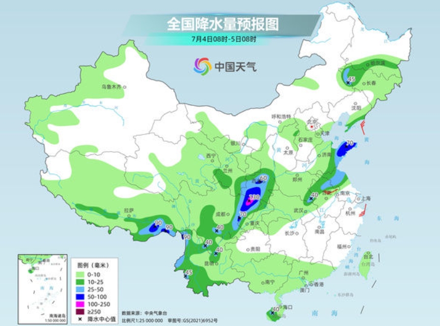 主雨帶北抬！河南山東等地有較強(qiáng)降雨 南方高溫悶熱天氣加強(qiáng)